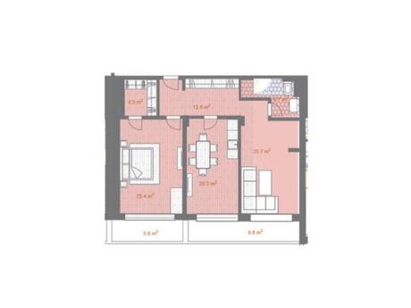 3-комнатная квартира, 134 м², Sea Breeze: 335 000 ₼ 3