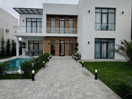 4 otaqlı həyət evi/bağ evi - Mərdəkan q. - 180 m²