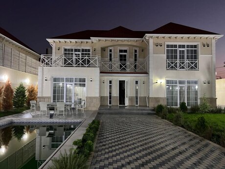 5 otaqlı həyət evi/bağ evi - Mərdəkan q. - 340 m²