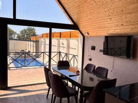 4 otaqlı həyət evi/bağ evi - Qəbələ - 125 m²
