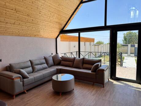4 otaqlı həyət evi/bağ evi - Qəbələ - 125 m²