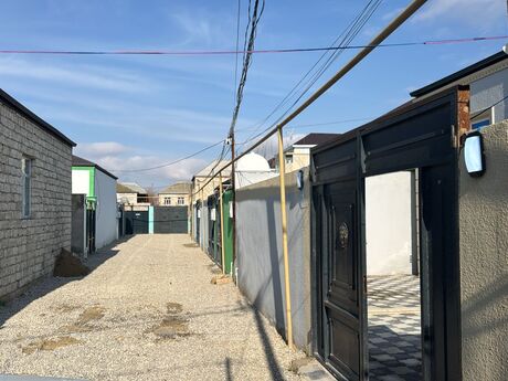 3 otaqlı həyət evi/bağ evi - Binə q. - 80 m²