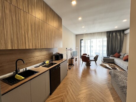 1 otaqlı yeni tikili - Nardaran q. - 59 m²