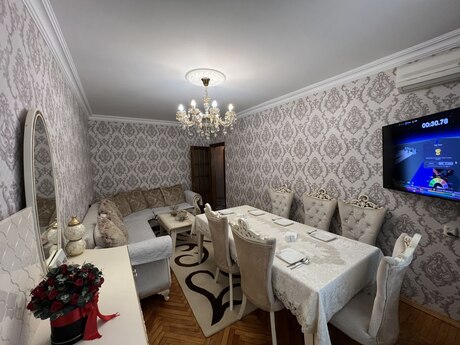 4 otaqlı köhnə tikili - Həzi Aslanov m. - 100 m²