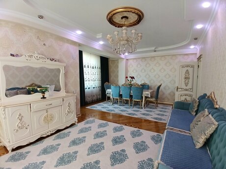 3 otaqlı yeni tikili - Həzi Aslanov m. - 120 m²