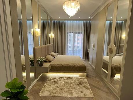 3 otaqlı yeni tikili - Şah İsmayıl Xətai m. - 91 m²
