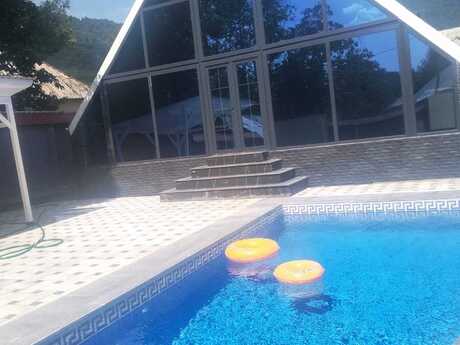 4 otaqlı həyət evi/bağ evi - Qəbələ - 100 m²