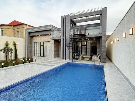 5 otaqlı həyət evi/bağ evi - Mərdəkan q. - 180 m²