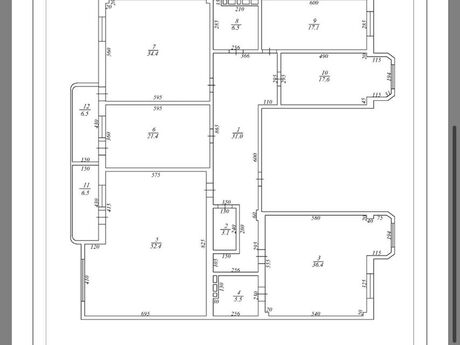 4 otaqlı yeni tikili - Şah İsmayıl Xətai m. - 252 m²