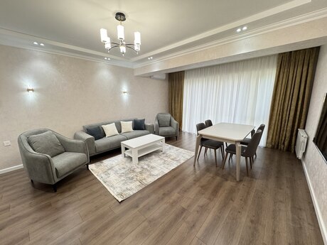 2 otaqlı yeni tikili - Şah İsmayıl Xətai m. - 96 m²