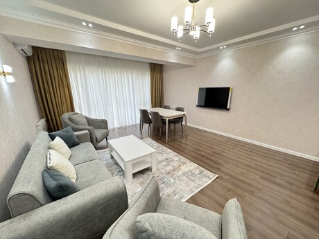 2 otaqlı yeni tikili - Şah İsmayıl Xətai m. - 96 m²