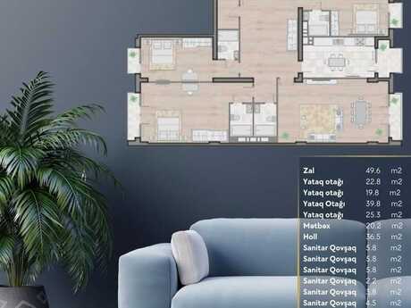 5 otaqlı yeni tikili - Nizami m. - 267 m²