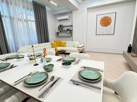 3 otaqlı yeni tikili - Nəsimi r. - 125 m²