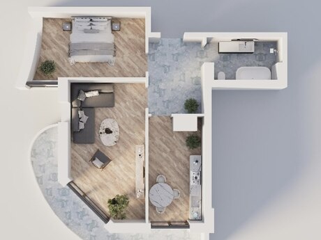 2-room apartment, 78 m², Lökbatan: 109 200 ₼ 3