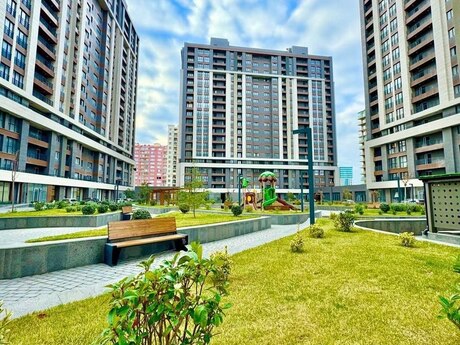 2 otaqlı yeni tikili - Şah İsmayıl Xətai m. - 68 m²