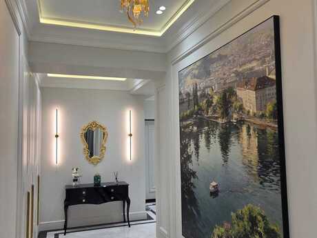 4 otaqlı yeni tikili - Ağ şəhər q. - 145 m²
