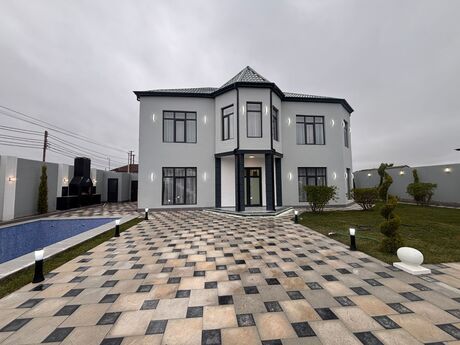 8 otaqlı həyət evi/bağ evi - Albalılıq q. - 350 m²