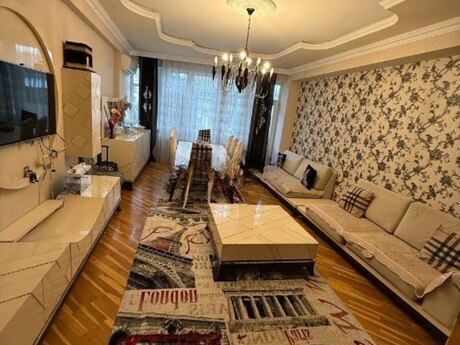 3 otaqlı yeni tikili - Şah İsmayıl Xətai m. - 145 m²