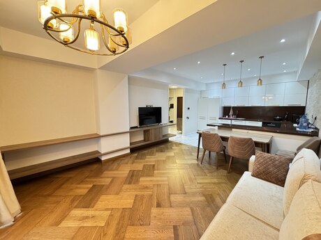 3 otaqlı yeni tikili - Şah İsmayıl Xətai m. - 96 m²