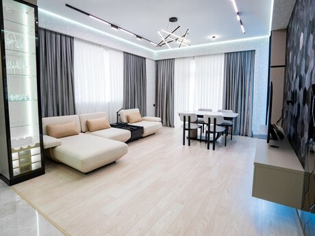 3 otaqlı yeni tikili - Ağ şəhər q. - 129 m²