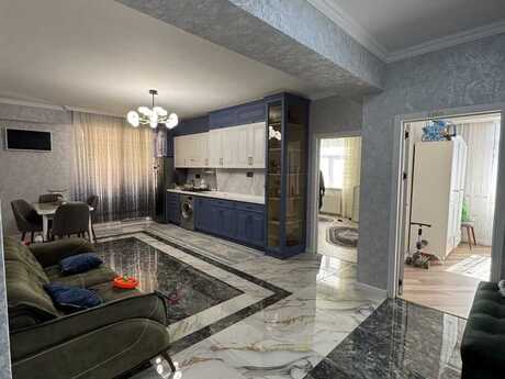 3 otaqlı yeni tikili - İnşaatçılar m. - 94 m²