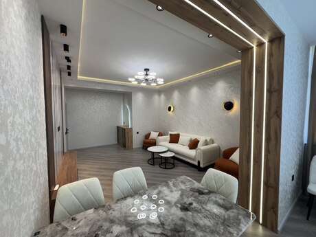 2 otaqlı yeni tikili - Həzi Aslanov m. - 83 m²