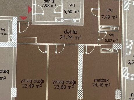 3-room apartment, 140 m², Baku Pearl Residence: 280 000 ₼ 3