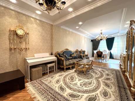 5 otaqlı yeni tikili - İnşaatçılar m. - 200 m²