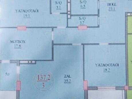 Объявление №5895205 - Баку, м. Нариман Нариманов, 3-комн., 137 м², 8/16 этаж
