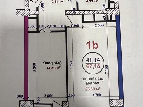 2 otaqlı mənzil, 68 m², Renessans Palace: 240 000 ₼ 2