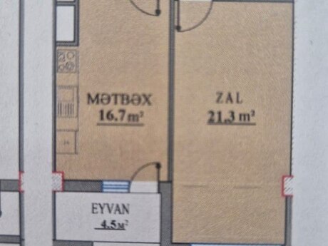 1 otaqlı yeni tikili - Yeni Günəşli q. - 59 m²