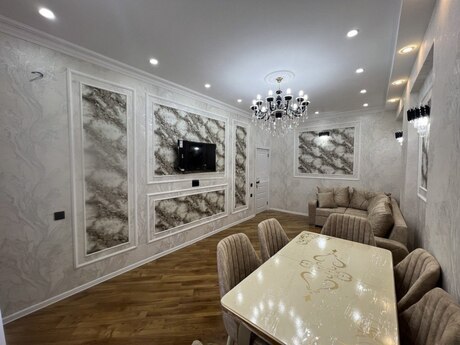 3 otaqlı yeni tikili - İnşaatçılar m. - 80 m²