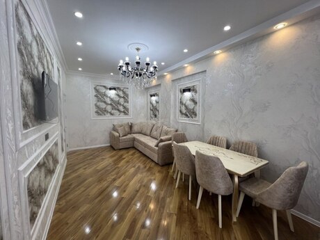3 otaqlı yeni tikili - İnşaatçılar m. - 80 m²