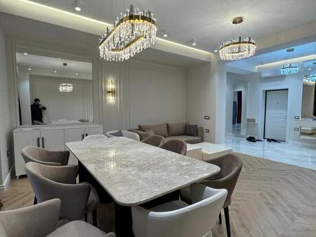 3 otaqlı yeni tikili - Ağ şəhər q. - 129 m²
