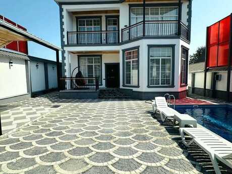 4 otaqlı həyət evi/bağ evi - Qəbələ - 125 m²