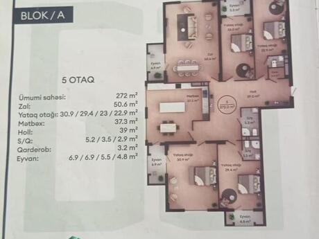 5 otaqlı yeni tikili - Gənclik m. - 272 m²