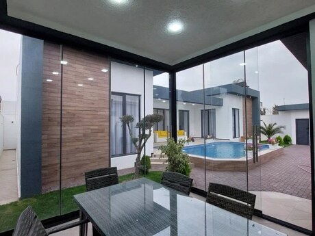 4 otaqlı həyət evi/bağ evi - Mərdəkan q. - 220 m²