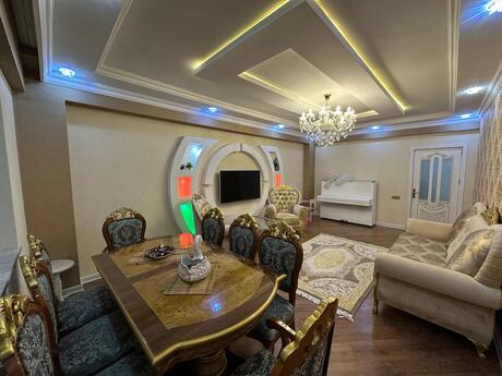 3 otaqlı yeni tikili - İnşaatçılar m. - 112 m²