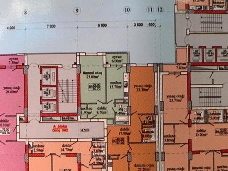 1 otaqlı yeni tikili - Nəsimi m. - 60.7 m²