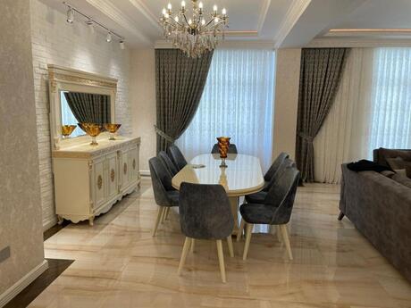 4 otaqlı yeni tikili - Şah İsmayıl Xətai m. - 200 m²