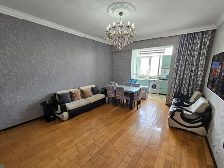 3 otaqlı yeni tikili - Bakıxanov q. - 84 m²