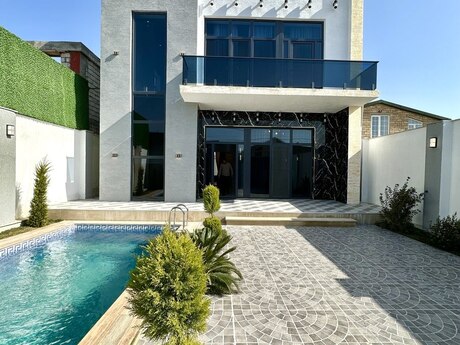 4 otaqlı həyət evi/bağ evi - Şüvəlan q. - 270 m²