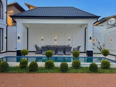 4 otaqlı həyət evi/bağ evi - Mərdəkan q. - 220 m²