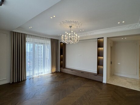 3 otaqlı yeni tikili - Şah İsmayıl Xətai m. - 127.5 m²