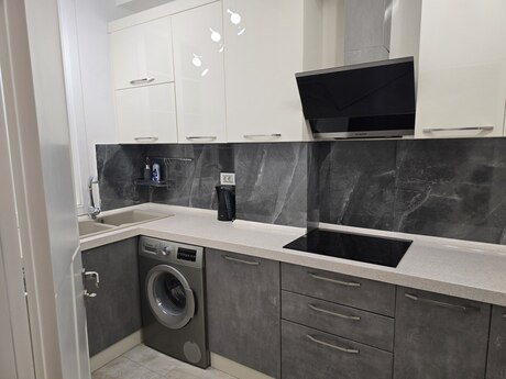 3 otaqlı yeni tikili - Şah İsmayıl Xətai m. - 92 m²