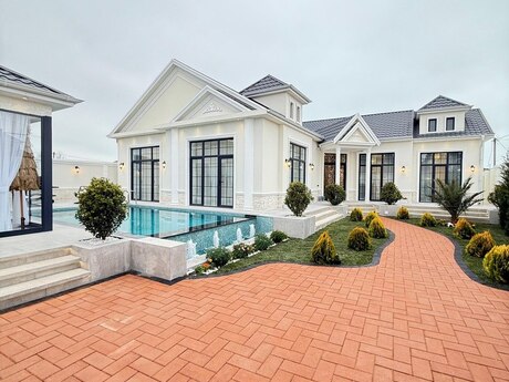 5 otaqlı həyət evi/bağ evi - Mərdəkan q. - 210 m²