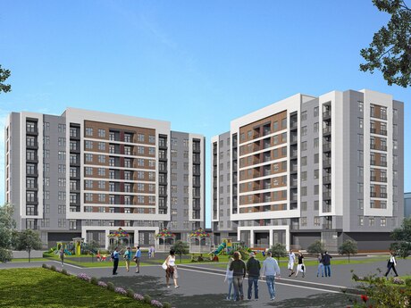 2 otaqlı yeni tikili - Sumqayıt - 85.7 m²