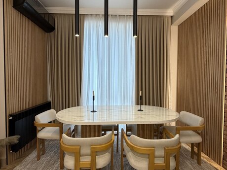 3 otaqlı yeni tikili - Bakıxanov q. - 105 m²
