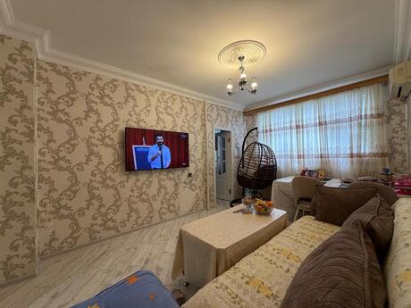 4 otaqlı köhnə tikili - Yeni Günəşli q. - 80 m²