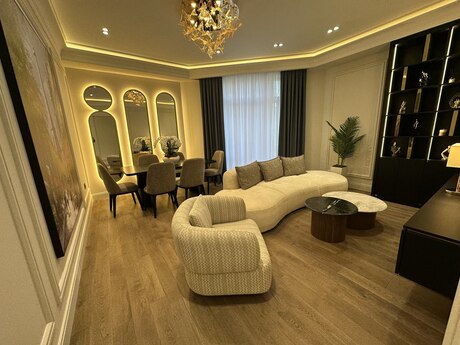 3 otaqlı yeni tikili - Xətai r. - 120 m²